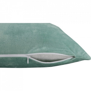 Pernă, material textil de catifea mentă, 45x45 cm - TP238745 - Img 8