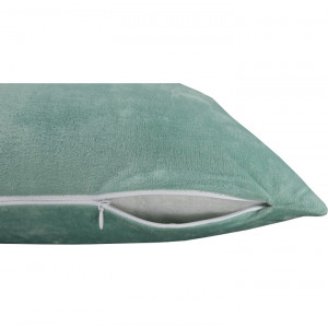 Pernă, material textil de catifea mentă, 60x60 cm - TP238768 - Img 6