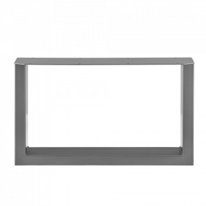 Picioare masa, set 2 buc, 64 x 40 cm, gri metalic - P57353523 - Img 2