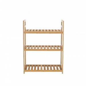Raft cu 3 poliţe, bambus natural, 53x26x71 cm - TP296528 - Img 13