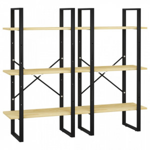 Raft de depozitare, 60x30x210 cm, lemn masiv de pin - V806522V - Img 3