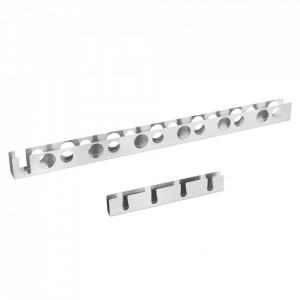 Raft suport pentru sticle cu vin Pfalz 100, 55 x 35 x 7 cm, otel inoxidabil, argintiu, pentru 12 sticle si cu suport pentru 4 pahare - P71830188 - Img 3
