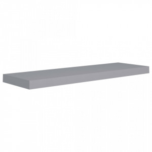 Rafturi de perete suspendate, 4 buc., gri, 80x23,5x3,8 cm, MDF - V323858V - Img 4