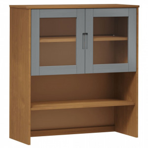 Rafturi superioare dulap, maro, 90x35x100 cm, lemn de pin - V350549V