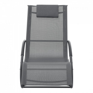 Scaun balansoar gradina, 150 Kg, gri inchis - P79634890 - Img 6