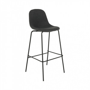 Scaun bar, material textil gri închis/metal - TP295302 - Img 20