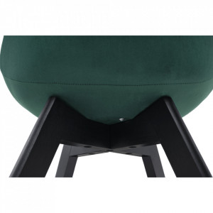 Scaun, catifea Velvet smarald/ negru - TP284345 - Img 11
