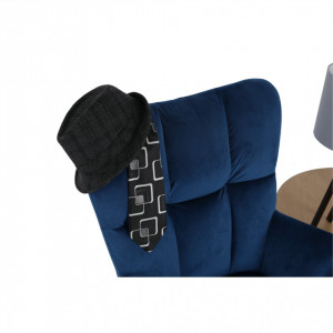 Scaun de design, ţesătură albastră - TP265011 - Img 12