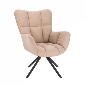 Scaun de design ţesătură bej - TP265013 - Img 3