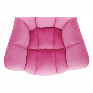 Scaun de design, ţesătură roz - TP275350 - Img 11
