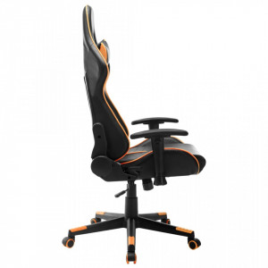 Scaun de jocuri, negru și portocaliu, piele artificială - V20508V - Img 3