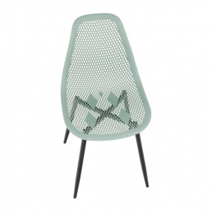 Scaun dining, verde/negru - TP291545 - Img 4