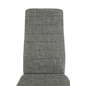 Scaun, material textil gri deschis/cadru metalic fag - TP203808 - Img 6