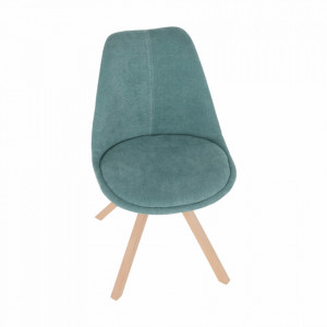 Scaun, material textil verde mentol/lemn fag - TP202573 - Img 15