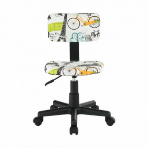 Scaun rotativ, ţesătură model, 39x46x72/84 cm - TP204127 - Img 12