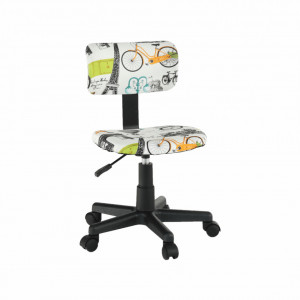 Scaun rotativ, ţesătură model, 39x46x72/84 cm - TP204127 - Img 19