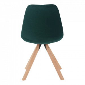 Scaun, ţesătură de catifea smarald / fag - TP285414 - Img 13