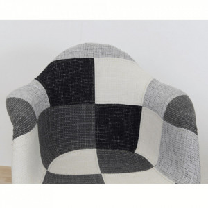 Scaun, ţesătură patchwork/fag - TP228664 - Img 10