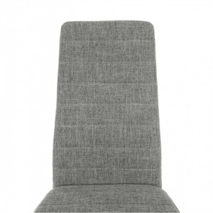 Scaun, textil gri deschis/metal alb - TP201232 - Img 11