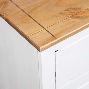 Servanta, alb, 80 x 40 x 83 cm, lemn de pin - V282657V - Img 2