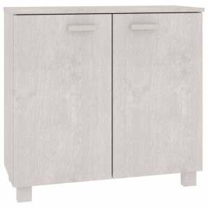 Servantă, alb, 85x35x80 cm, lemn masiv de pin - V340493V