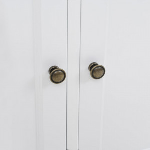 Servantă cu 3 uși, 105 x 35 x 77,5 cm, MDF și lemn de pin - V245754V - Img 2