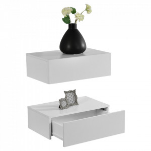 Set 2 bucati comoda suspendata, alb mat, 46x30x15 cm - P56253873 - Img 2