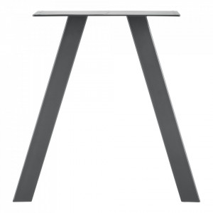 Set 2 bucati picioare masa, 40 x 12 x 40 cm, metal/gri - P65541999 - Img 4