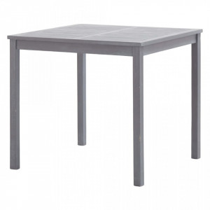 Set mobilier de gradina, 5 piese, gri, lemn masiv de acacia - V278925V - Img 4