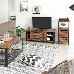 SOCTVI6 - Comoda TV stil Industrial, 100 x 40 x 45 cm - Img 2
