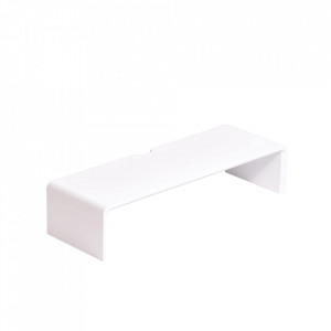 Suport monitor, bambus, alb, 60 cm - TP300675 - Img 1