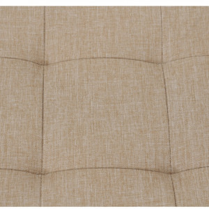 Taburet, 37,5x38x37,5 cm, material textil bej - TP204875 - Img 5