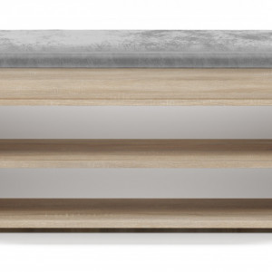 TEBAS106 - Bancuta, pantofar, 100x 35 x 49 cm, Sonoma, PAL - Img 3