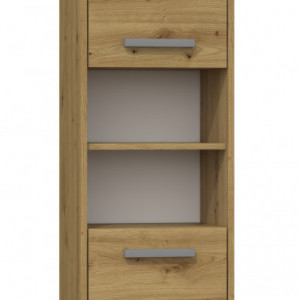 TEDUAR103 - Dulap inalt baie, Stejar Artisan 40 x 30 x 170 cm, PAL