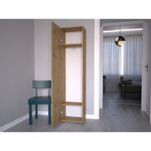 TEDUAR109 - Dulap hol, sifonier 50 x 35 x 180 cm, Stejar Artisan - Img 3