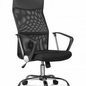 TESCN101 - Scaun birou 61 x 50 x 99-107 cm - Negru