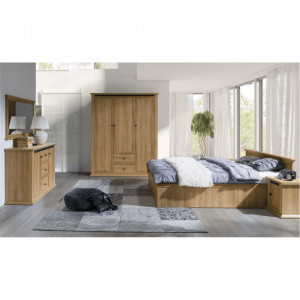 Vitrină, culoarea stejar grand, 125x40x180 cm - TP264768 - Img 3