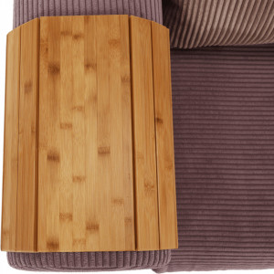 Zonă de depozitare/cotieră flexibilă canapea, bambus, natural - TP269803 - Img 13