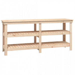 Banc de lucru, 181x50x80 cm, lemn masiv pin - V823654V