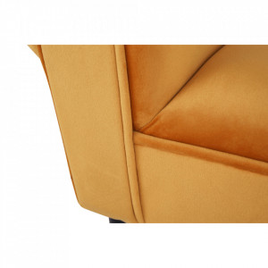 Bancă, băncuţă catifea galbenă, 100 cm - TP230606 - Img 18