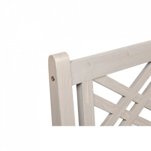 Bancă, băncuță de grădină, gri, 150 cm - TP277764 - Img 11