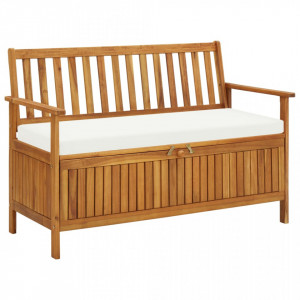 Banca de depozitare gradina 120x63x84 cm lemn masiv salcam XL - V44126V