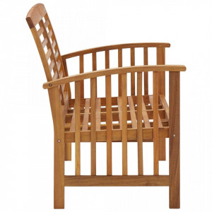 Banca de gradina, 119 cm, lemn masiv de acacia - V310259V - Img 3