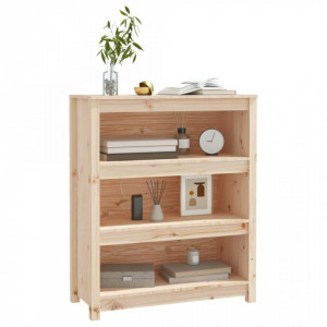 Bibliotecă, 80x35x97 cm, lemn masiv de pin - V821679V - Img 4