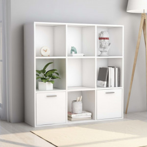 Biblioteca, alb, 98 x 30 x 98 cm, PAL - V801116V - Img 1
