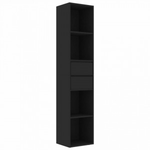 Biblioteca, negru, 36 x 30 x 171 cm, PAL - V802868V - Img 2