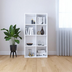 Biblioteca/Servanta, alb, 66 x 30 x 130 cm, PAL - V800153V