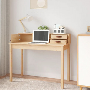 Birou, 110x50x93 cm, lemn masiv de pin - V823529V - Img 3