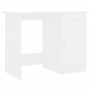 Birou, alb, 100 x 50 x 76 cm, PAL - V801080V - Img 2