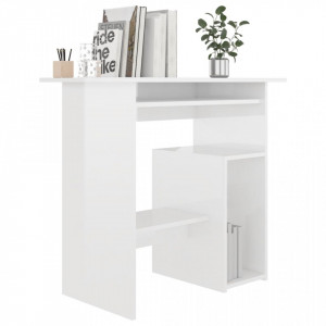 Birou, alb extralucios, 80 x 45 x 74 cm, PAL - V801370V - Img 3